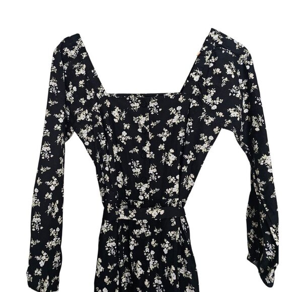 Women's - Vetta Floral Long Sleeve Midi Dress, Size XS - Picture 3 of 10